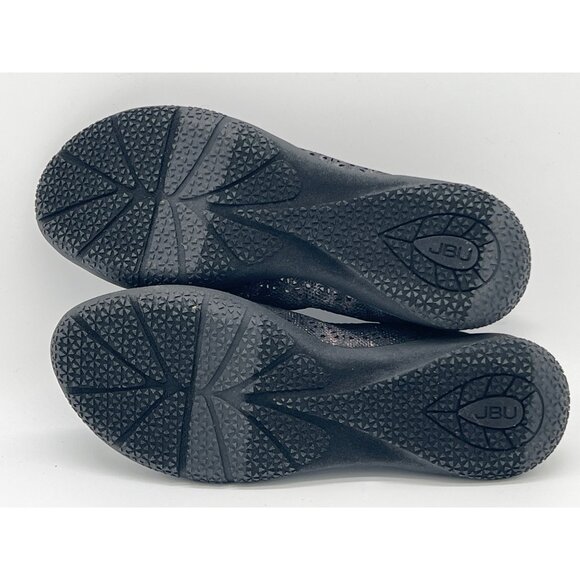 Jambu Size 6M Emma Slip-On Shoes Black Laser Cut Flats - Picture 8 of 8